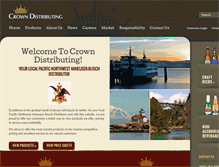 Tablet Screenshot of crowndistributing.com